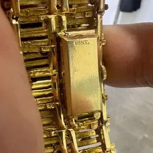 Rare Ebel Vintage Cocktail watch with tourmalines and diamonds in 18k yellow gol Ebel | Accessories | Rare Ebel Vintage Cocktail Watch With  main image 2